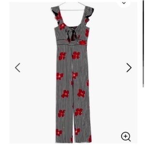 NWT MADEWELL PLUMERIA CUTOUT JUMPSUIT IN CANDIED ORCHIDS